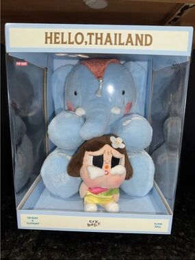 Blue Elephant Plush Doll - Hello, Thailand Edition
